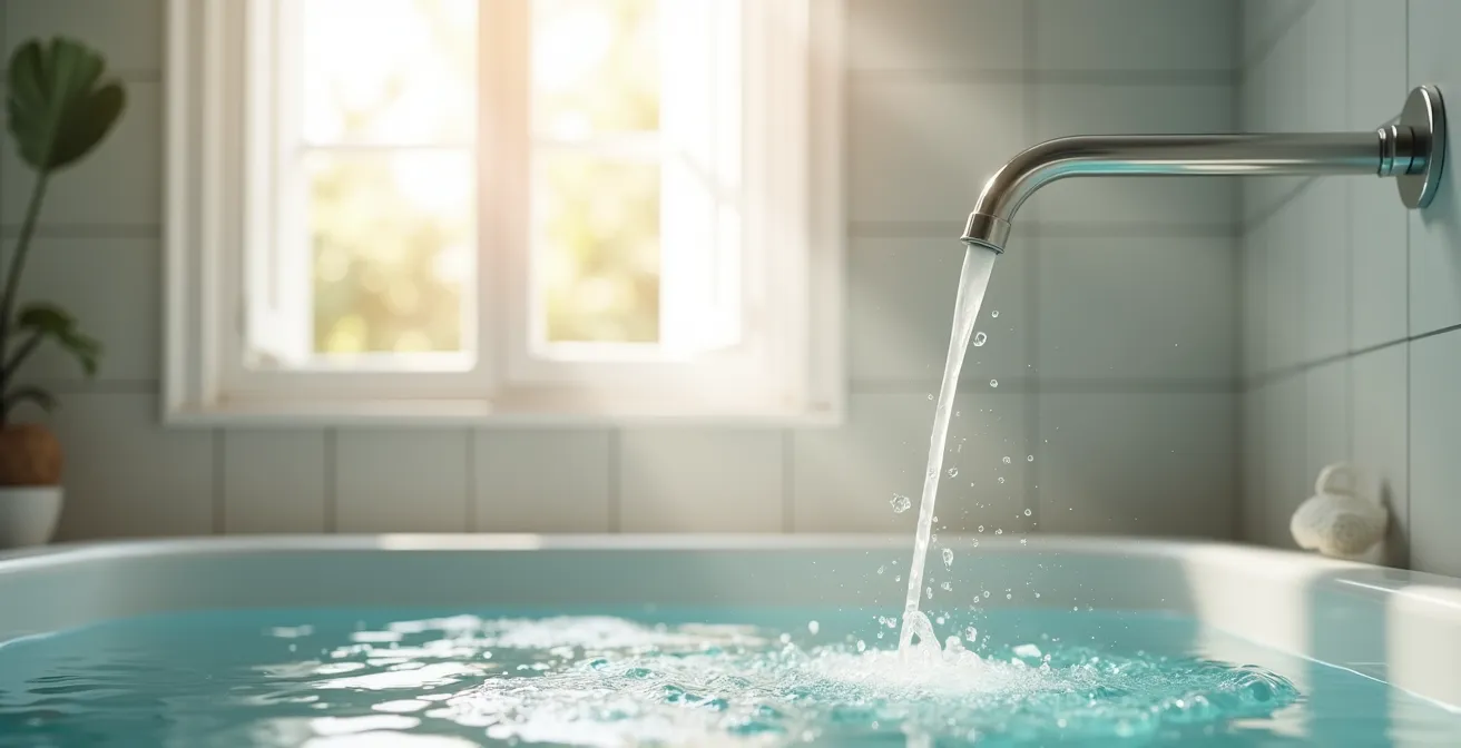 Detalle microscópico de cristales minerales sobre la cutícula del cabello