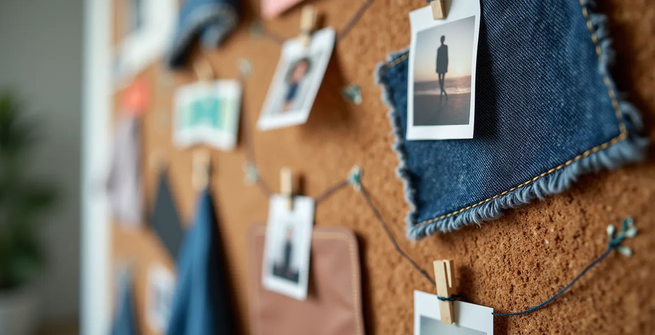 Moodboard visual mostrando la creación de un estilo personal único