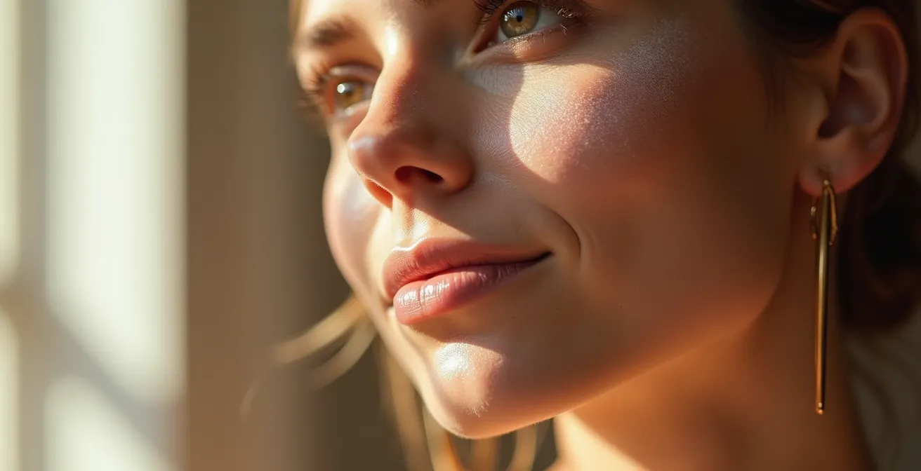 Técnica de aplicación de primer diferenciado en zona T y mejillas