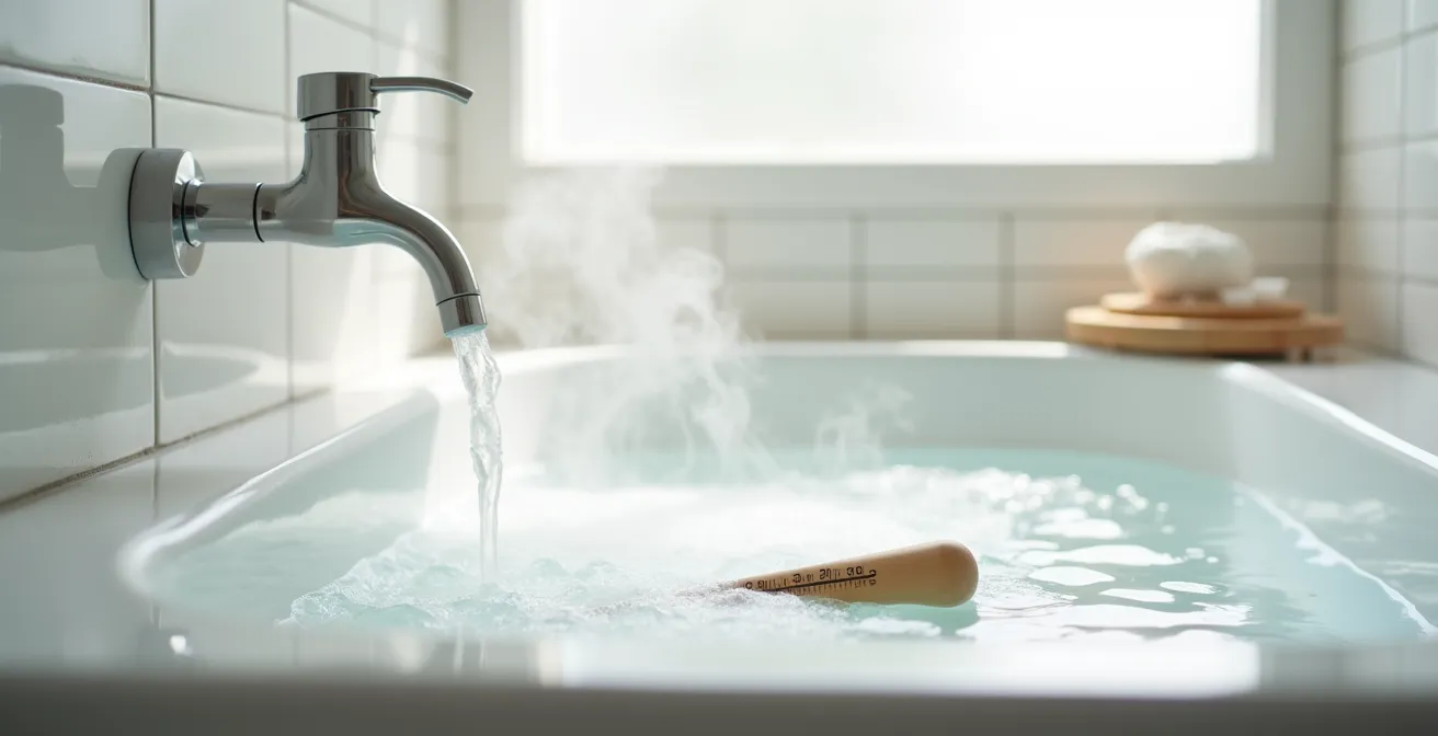 Control de temperatura del agua para un baño relajante óptimo